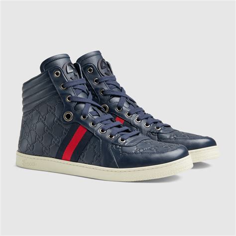 gucci mens high top|gucci high top sneaker.